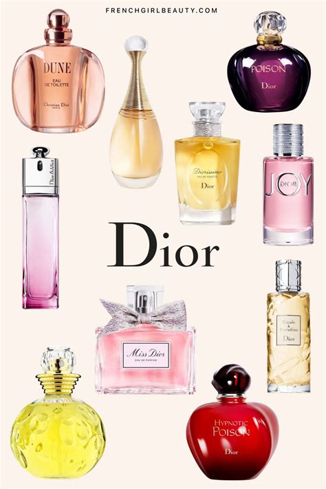 names of dior perfumes|best smelling Dior perfume.